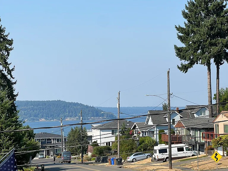 Partial water view from front deck