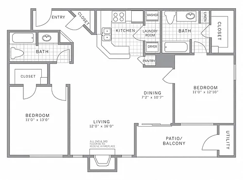 Floor plan B1