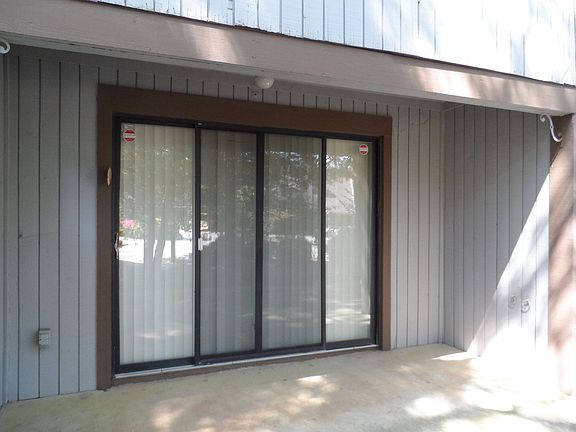 Rear entry door into living room.