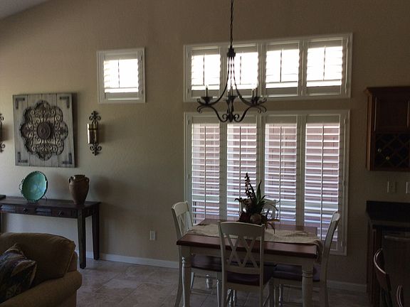 plantation shutters thru out