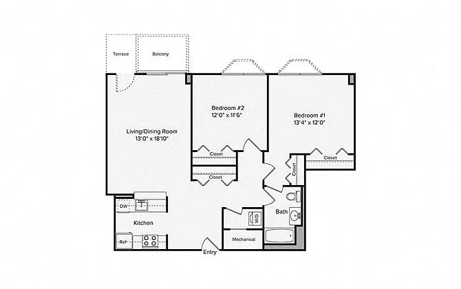 Floor plan B1-A