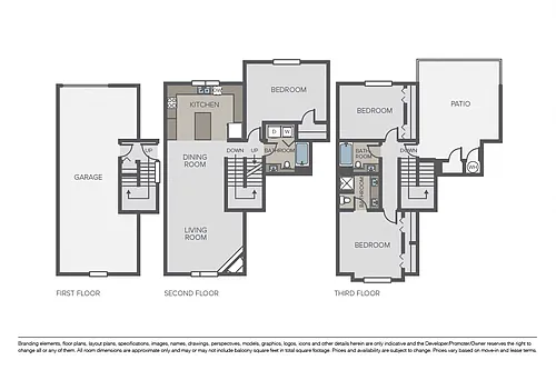 Floor plan Violet Townhome