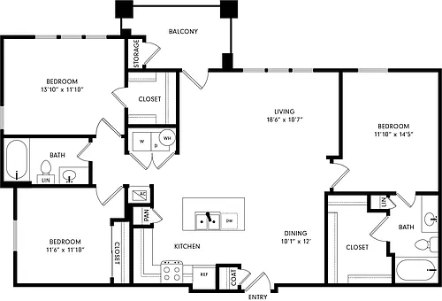 Floor plan C1