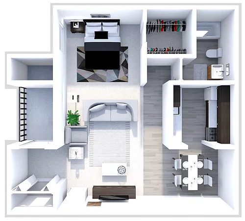 Floor plan The Studio