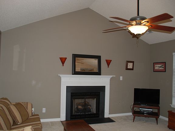 Living with vaulted ceiling 