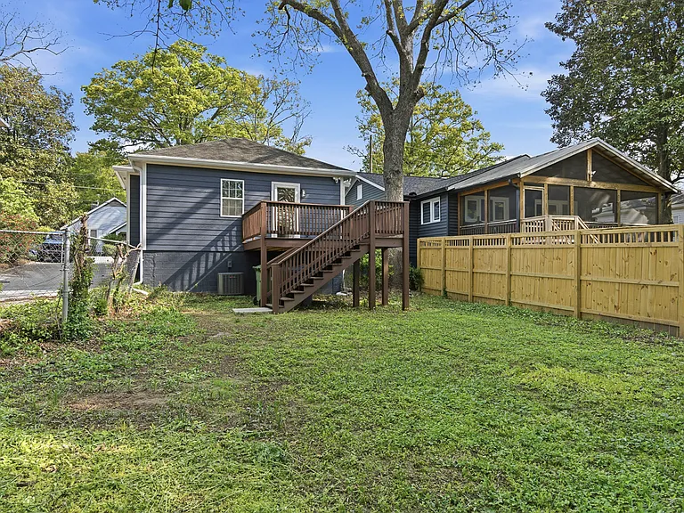 Back yard/back deck