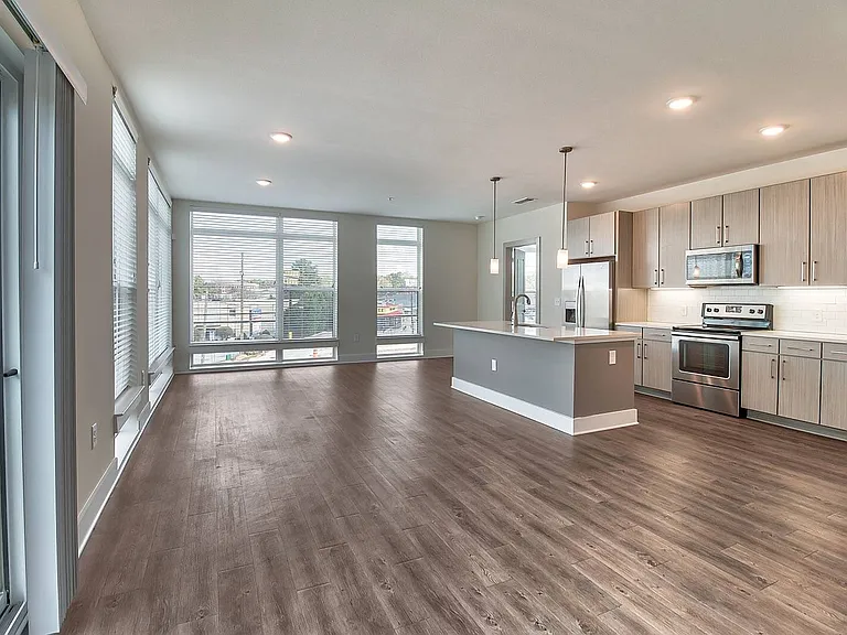 Select homes feature floor to ceiling windows