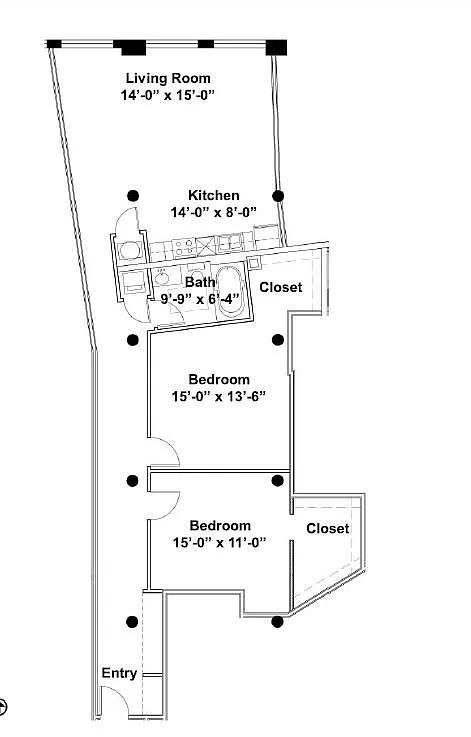 Floor plan Marshall
