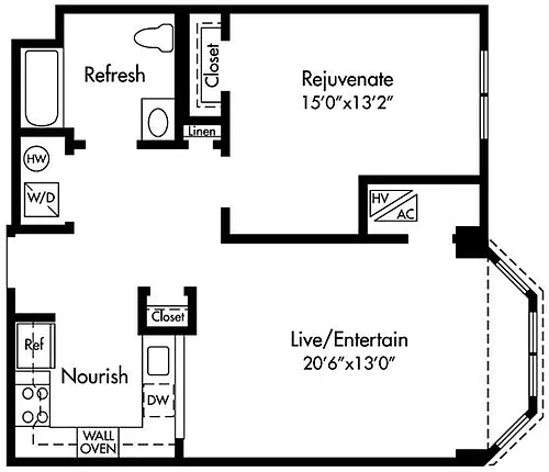 Floor plan A1 ADA