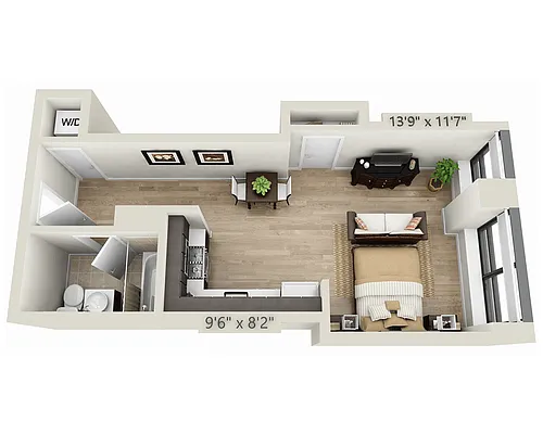 Floor plan Studio E1F
