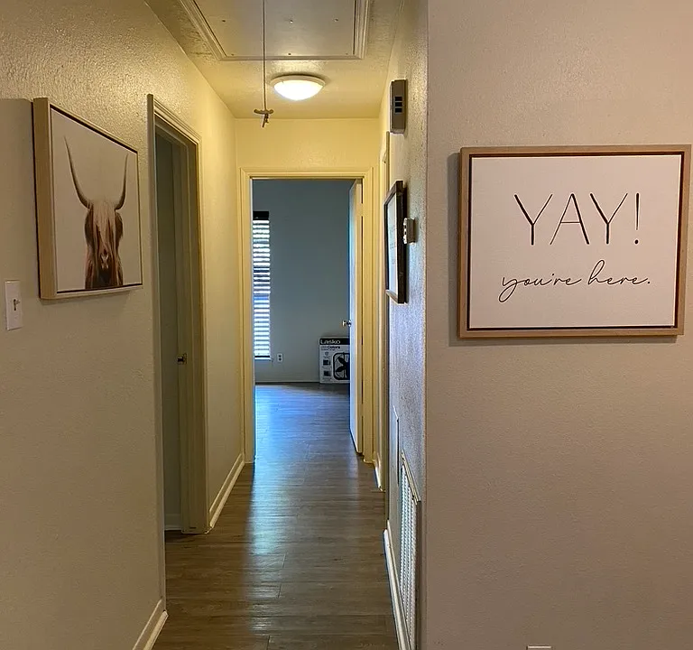 Hallway from living room