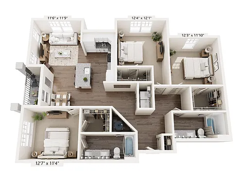 Floor plan C1