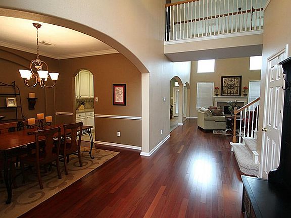 View upon entrance looking at formal dining to the left.