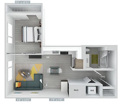 Floor plan A1-535-UrbanUp