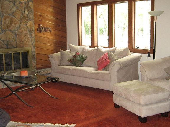 STONE FIREPLACE IN GREAT ROOM