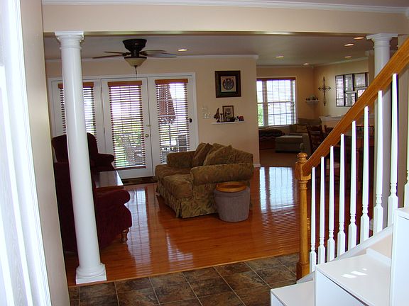 Hardwood floors throughout
