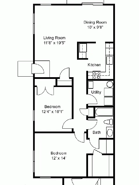 Floor plan The Garrett