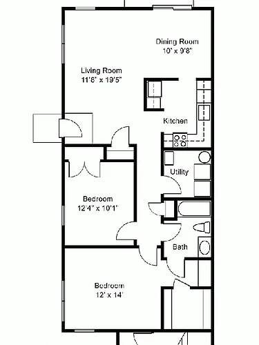Floor plan The Garrett