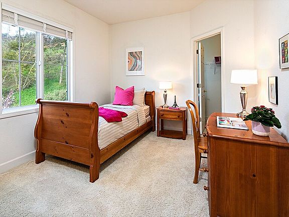 Walk in closet in bedroom 