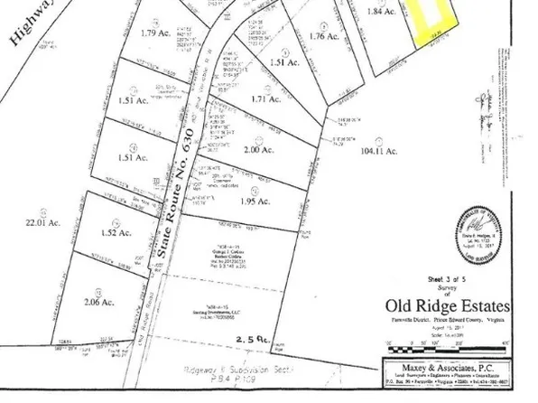 0 Old Ridge Rd Lot 6, Farmville, VA 23901