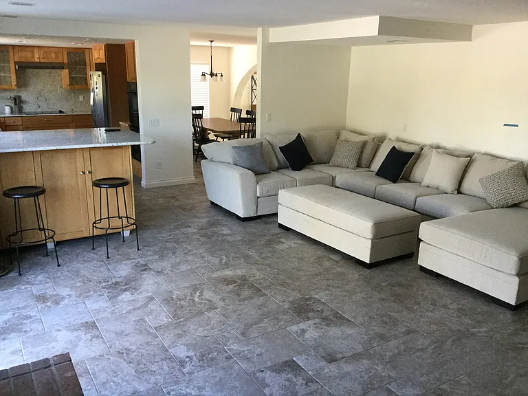 family room with space for all the family & guests