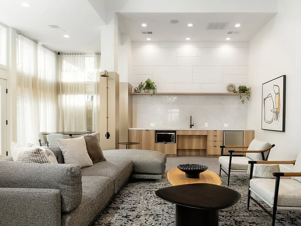 Resident lounge with kitchenette