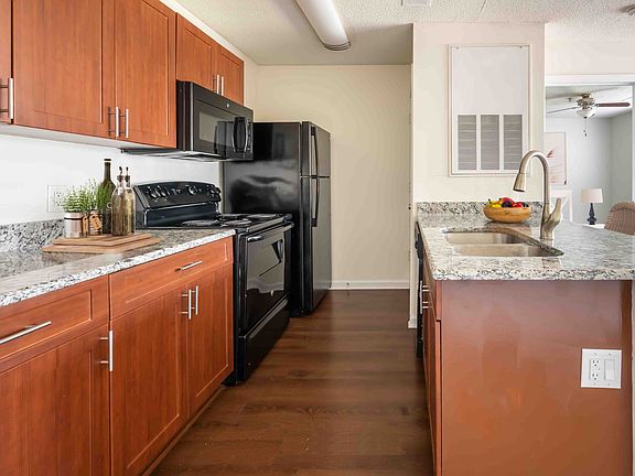 Kitchen with Granite Countertops