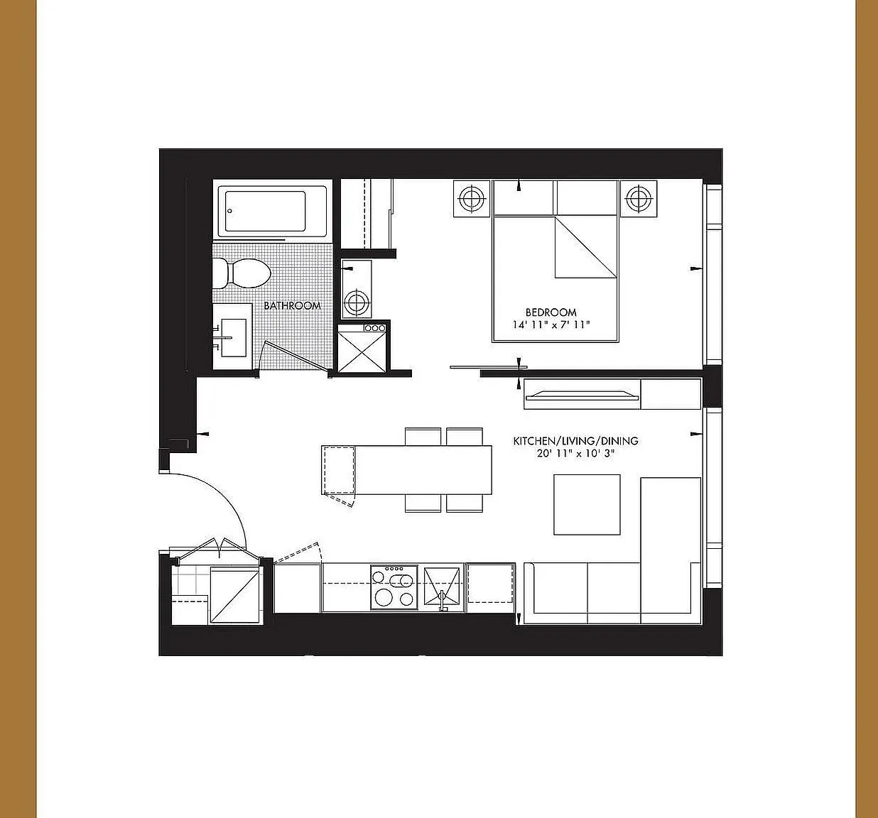 1 bed, $2,550 — Photo 2