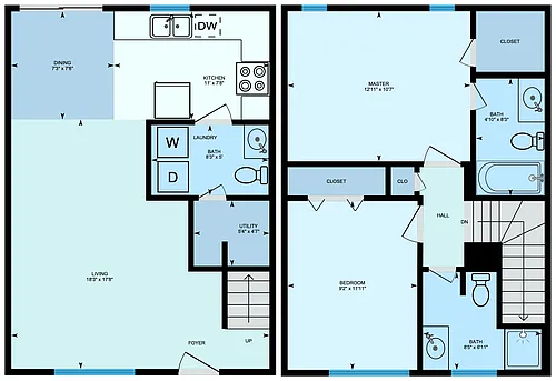 Floor plan Townhome H
