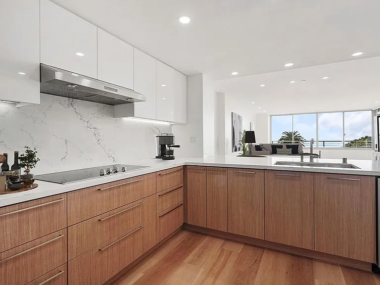 Remodeled kitchen