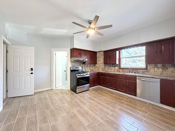 entrance door on the left