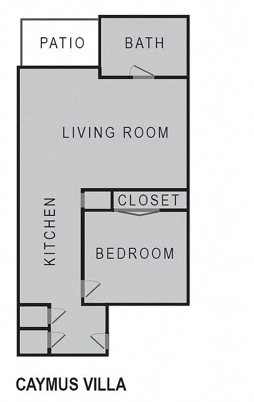 Floor plan Caymus Villa - 1st Floor