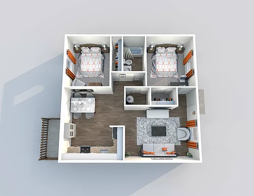 Floor plan PC-B2