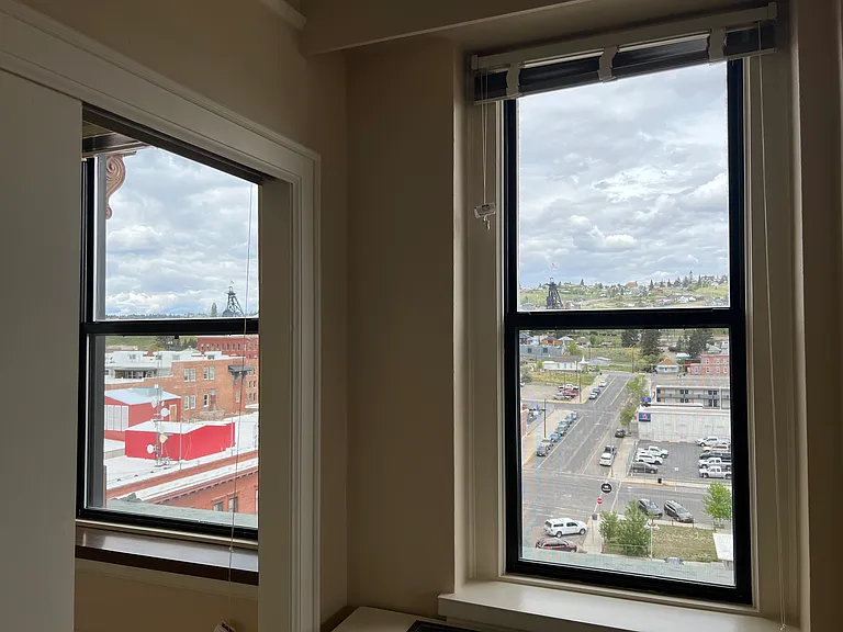 View from primary bedroom and closet
