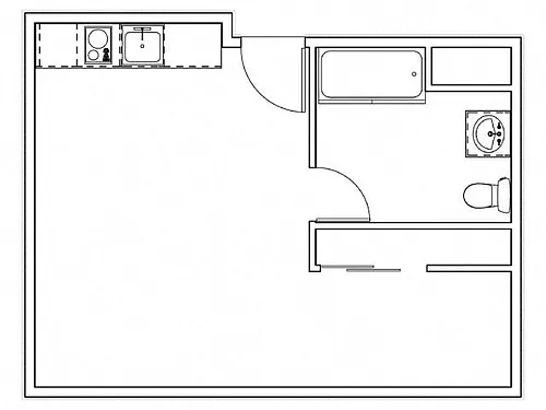 Floor plan Studio C