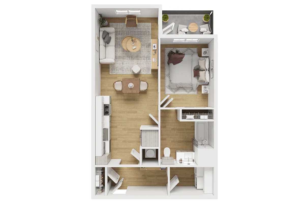 Floor plan A3 Accessible 120%