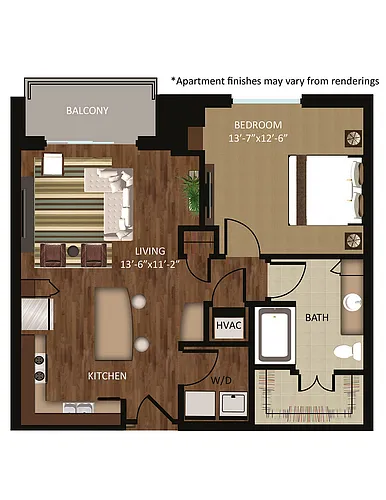 Floor plan A13-R