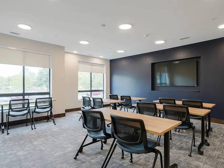 Host a meeting or have a quiet place to study in our conference room!