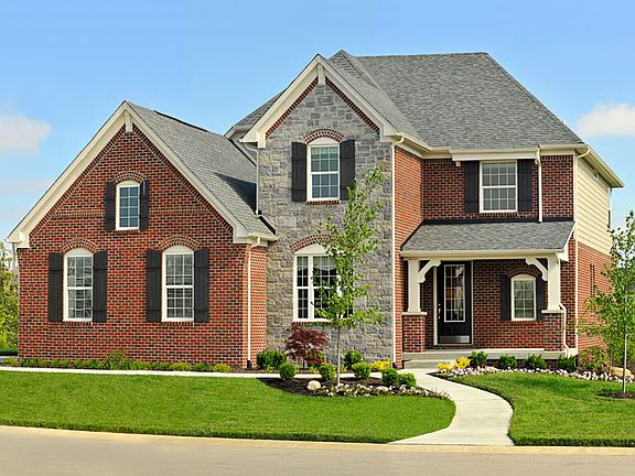 Harper A elevation with side entry garage