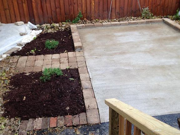 Patio & fence