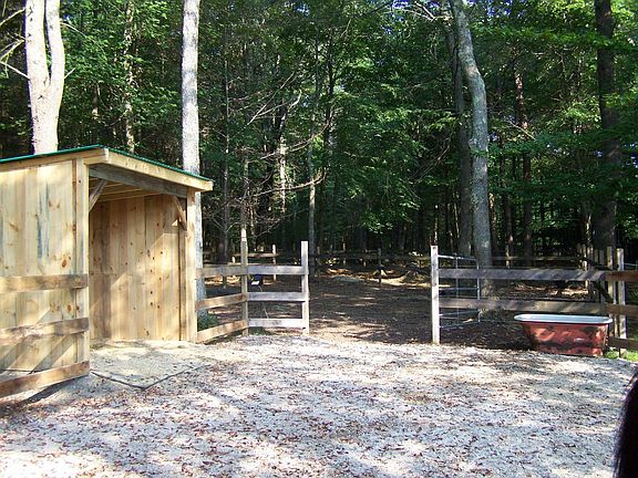 Pasture with turn out to shaded pasture