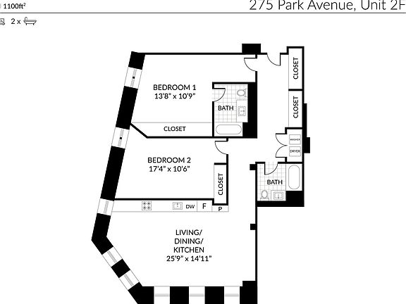 2nd image of 275 Park Ave APT 2F