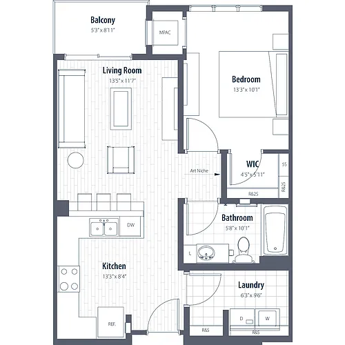 Floor plan Redwood