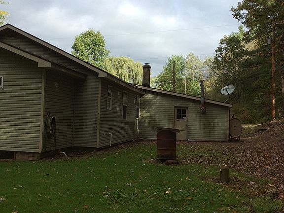 Rear of home and garage