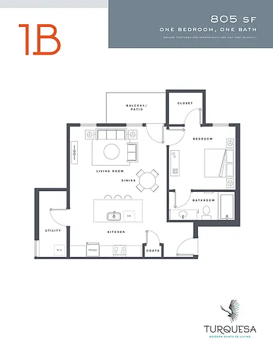 Floor plan 1B