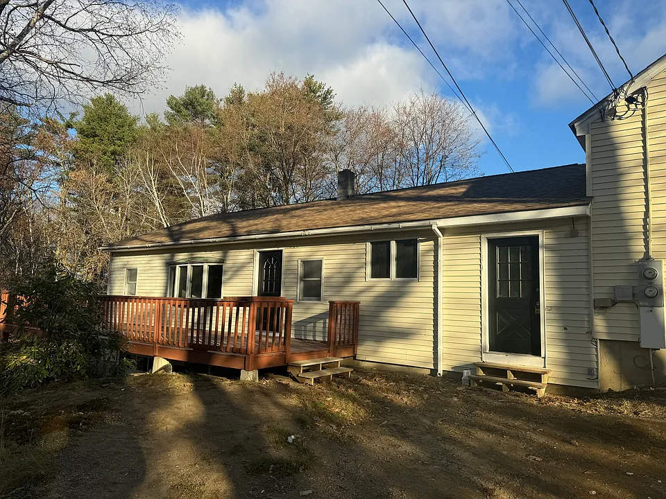 Unit 1, private front porch