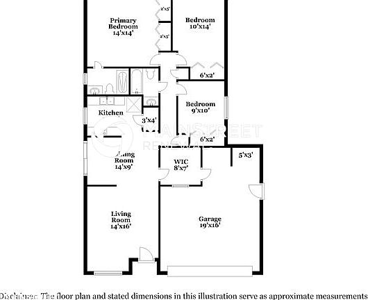 primary bedroom