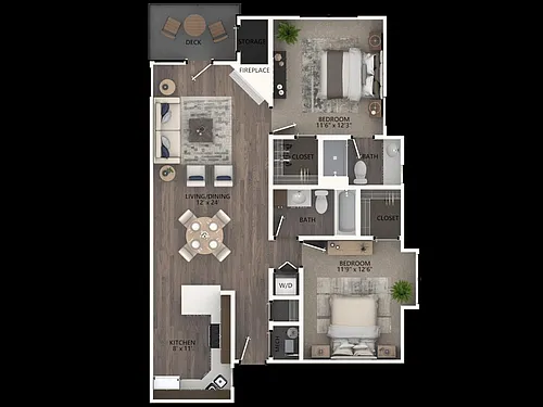 Floor plan Willow