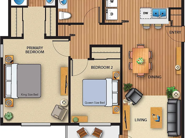Grove floor plan Park on 20th