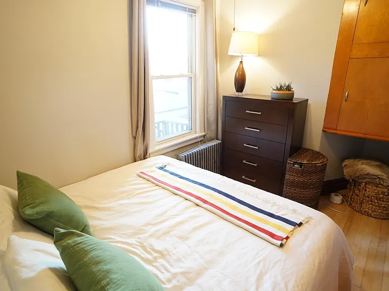 Bedroom 1 shown with king sized bed